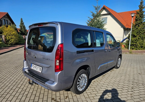 Toyota Proace City Verso cena 73900 przebieg: 192000, rok produkcji 2021 z Radymno małe 37